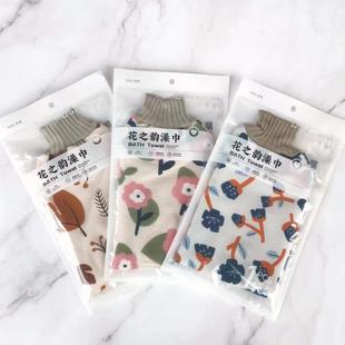 厂家粗砂洗澡巾 印花搓澡巾 加厚搓灰布澡巾 包装洗澡巾
