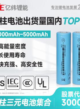 EVE亿纬锂能18650锂电池21700电池18650动力电池3.6V