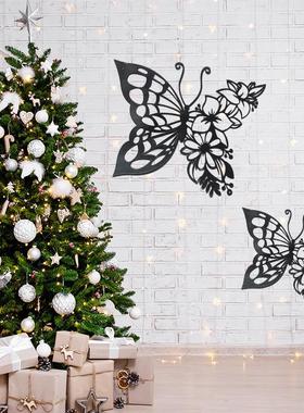 金属铁艺幽默驴剪影农场艺术装饰品庭院花园木桩栅栏挂摆件工艺品