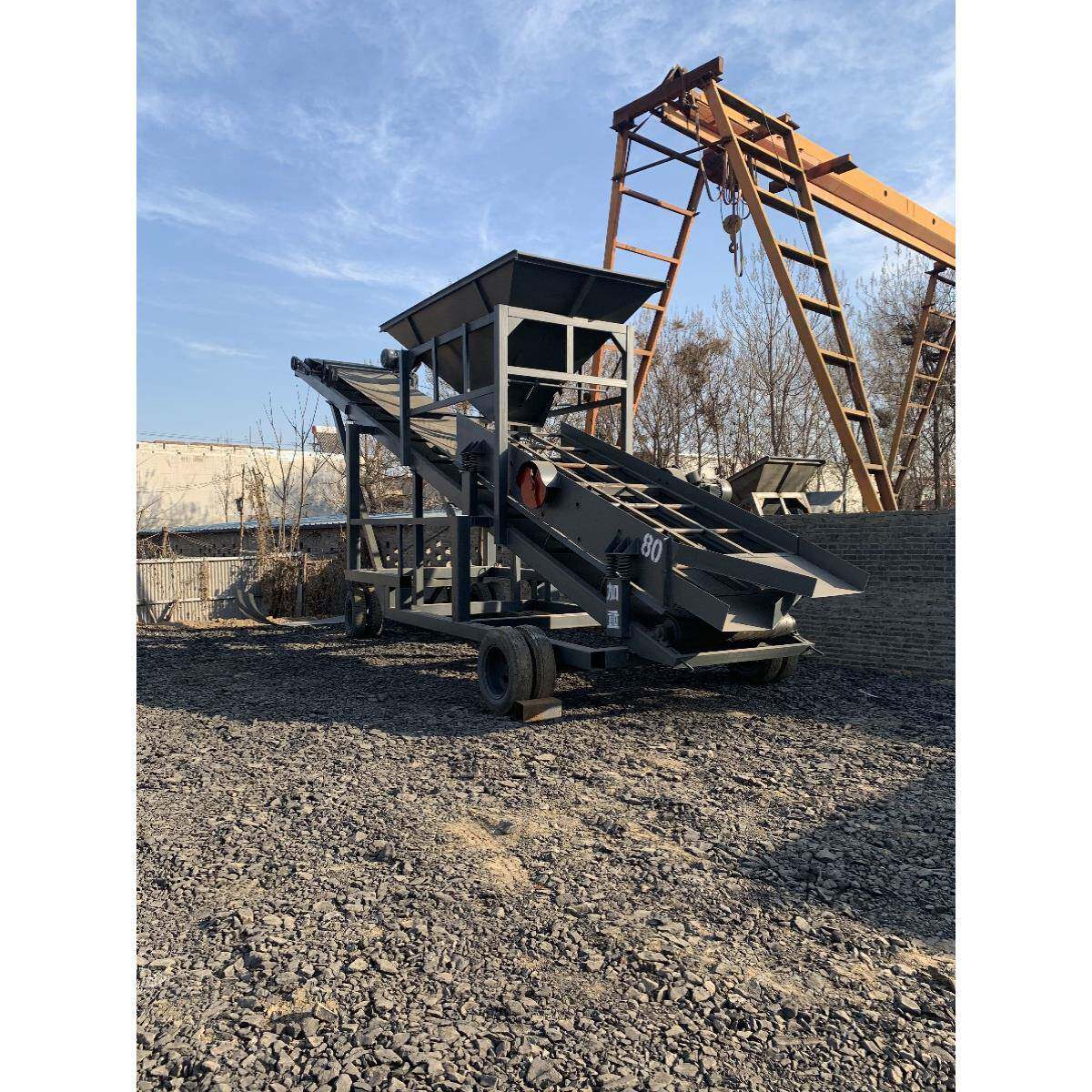 全自动滚石筒筛机50型小邢矿型震离动筛沙机大型无轴滚筒筛砂分沙