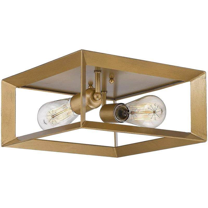 亚马逊吸顶灯卧室美式乡村复古过道灯厨房餐厅正方形跨境热销灯饰