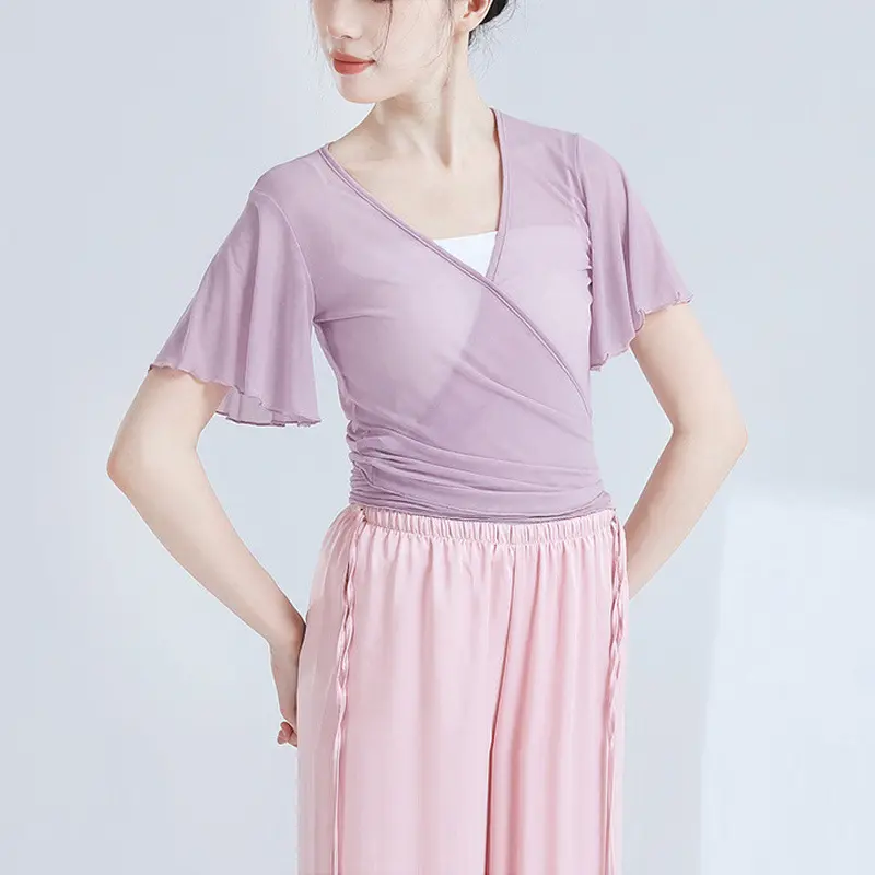 古典舞蹈服装飞袖系带飘逸纱衣