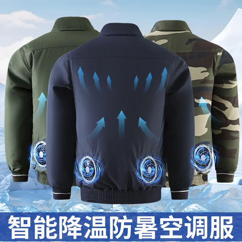 空调服带风扇衣服直销可装建筑