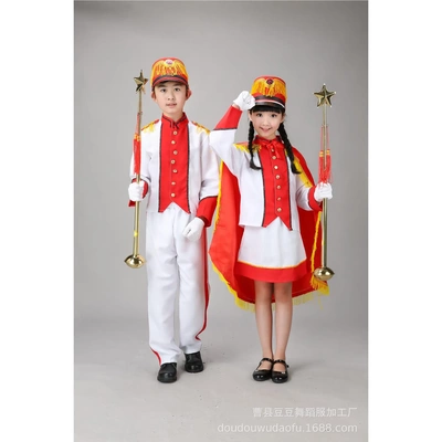 儿童鼓号服小学生升旗手鼓号队