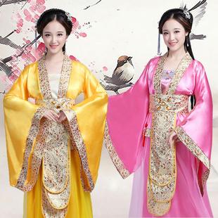 古装服装唐装汉服贵妃装拖尾仙女装女宫廷武则天皇后服装摄影演出