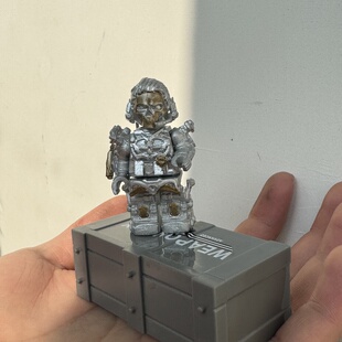 三角洲行动红狼蚀金玫瑰乐高人仔第三方可动积木人1比1适配组件