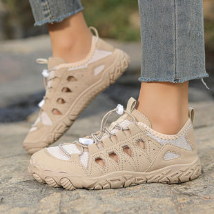 男女户外登山涉水鞋水陆两用溯溪凉鞋防滑防割宽楦沙滩鞋溪水鞋软