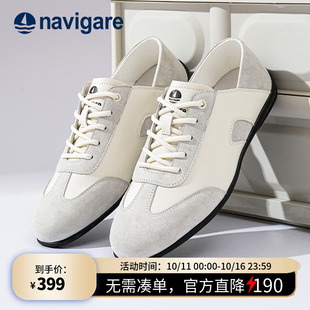 厚底百搭运动德训鞋 Navigare意大利小帆船板鞋 春秋季 2025新款 男士
