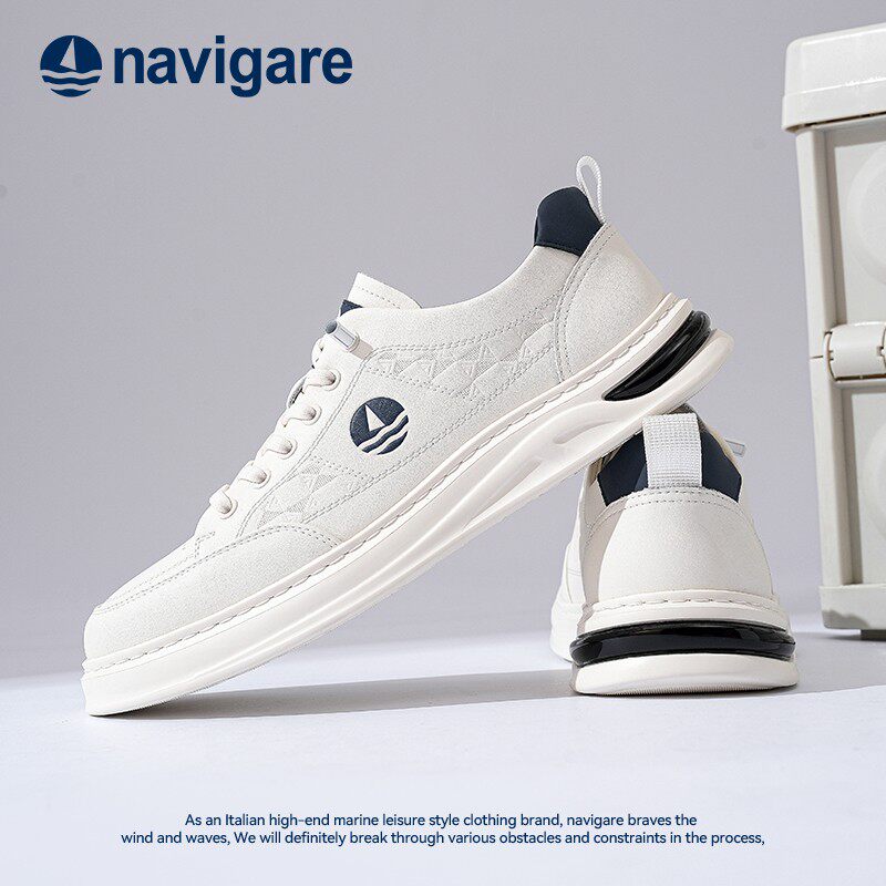 Navigare意大利小白鞋男休闲鞋