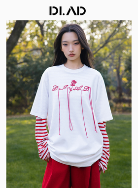 DI.AD游牧系列时尚设计宽松版型刺绣T恤DA691930T2