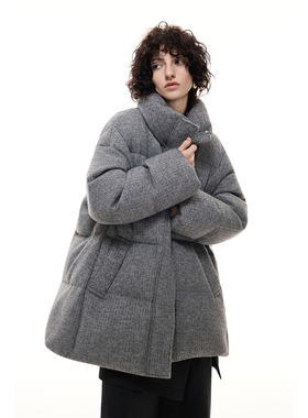 DI.AD 2025冬季新款羽绒服女中长款白鸭绒面包服DD554542Y0