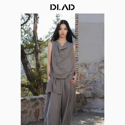 DI.AD26夏松弛极简无袖小衫女