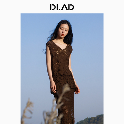 DI.AD26夏轻熟优雅毛衫短袖女