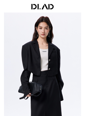 DI.AD气质职场黑色短外套DA511029W0
