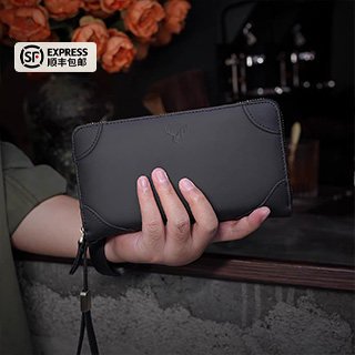 牛皮钱包男士真皮2025新款长款大容量现金收纳卡包商务手包钱夹,箱包皮具/热销女包/男包,钱包,淘宝优惠券,粉丝福利购,淘宝优惠卷