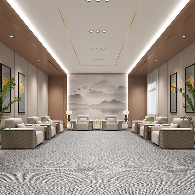 贵宾接待会议沙发办公室会议室政府大会堂培训会客区沙发茶几组合