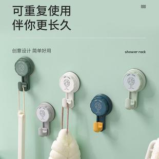 厂家创意吸盘挂钩家用免打孔浴室挂钩厨房真空无痕吸盘钩子