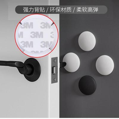圆形加厚大号防撞垫门后门把手硅胶防撞垫墙壁防撞环保硅胶防撞垫