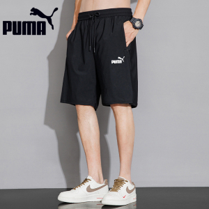 Puma/彪马短裤男士夏季薄款宽松大码运动男款冰丝加肥加大五分裤