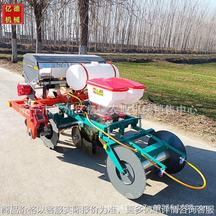 广州热销两垄四行花生播种机施肥起垄精播覆土机四轮车配套,农机/农具/农膜,播种栽苗器/地膜机,淘宝优惠券,粉丝福利购,淘宝优惠卷