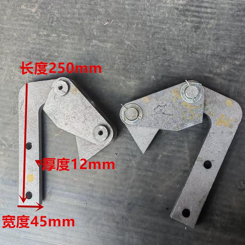 倾卸车后门挂钩农用货车翻斗车尾门七字钩吊耳镰刀钩二次翻转轻型