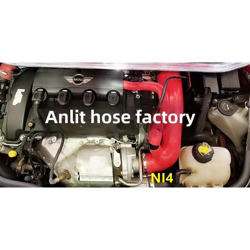 适用于Bmw Mini进气管Mini R55 R56 S R60 S改装硅胶管涡轮增压管