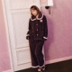 Kitty可丽绒娃娃领家居服套装 野家同款 家居三丽鸥Hello 睡衣女冬