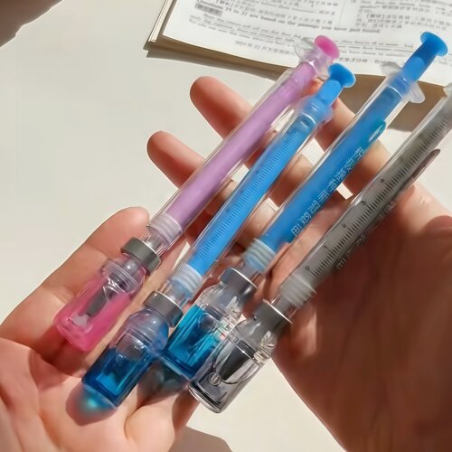 仿真针管笔创意解压注射器中性笔