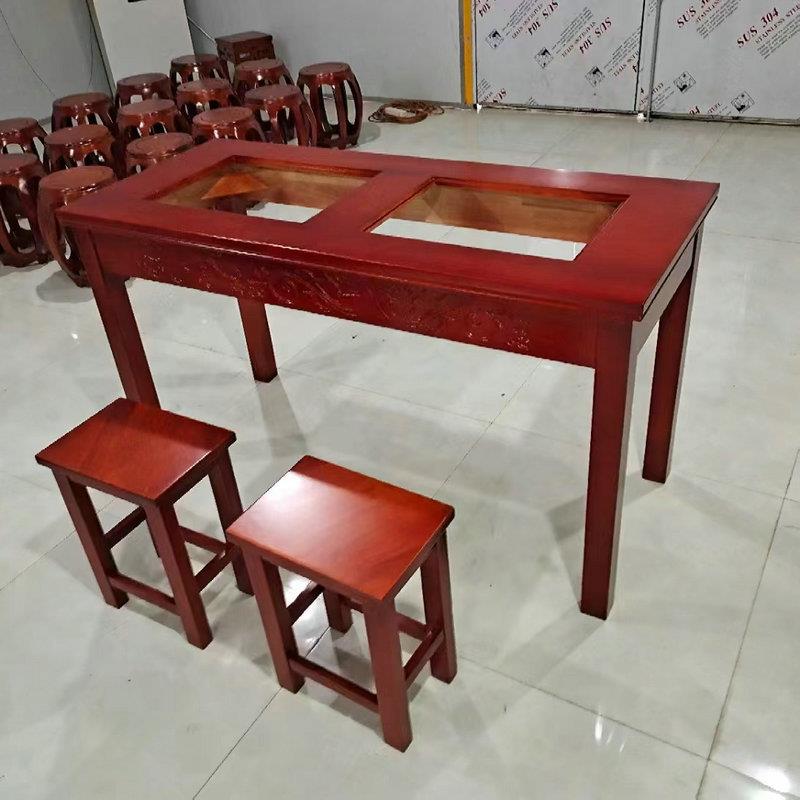 学生教室书法桌马蹄桌书画桌画案书房办公桌写字台练毛笔培训班