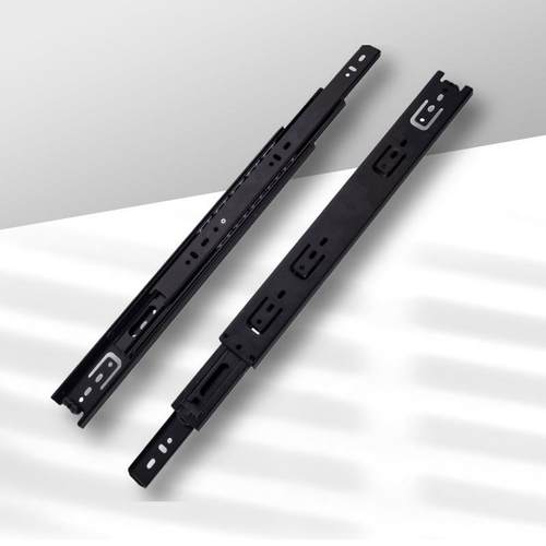 厂家3508三节滑轨静音抽屉滑轨推拉滑轨钢珠轨道导轨家装滑道