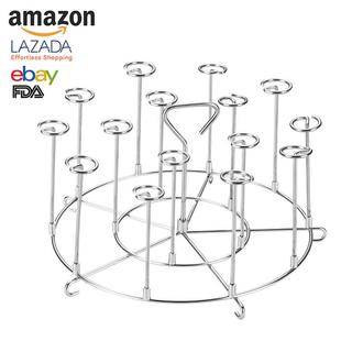 跨境304不锈钢空气炸锅配件钎子烧烤架Ninja 烤针烤架子 Foodi立式