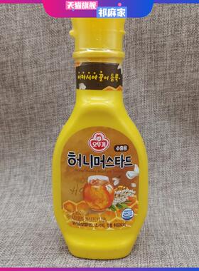 韩国进口不倒翁蜂蜜芥末酱honey mustard sauce沙拉 炸鸡蘸酱265g