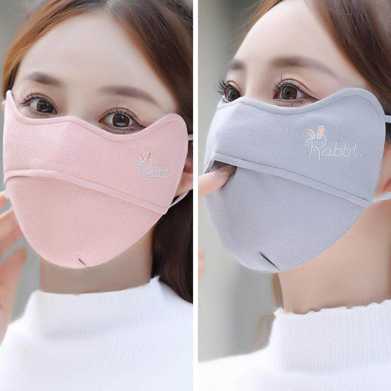 口罩女秋冬季立体成人颜值护眼角纯棉布女学生户外骑行面罩潮