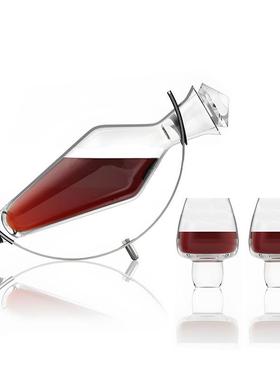 现代轻奢欧式丘比特酒具醒酒器样板间餐厅客厅摆件