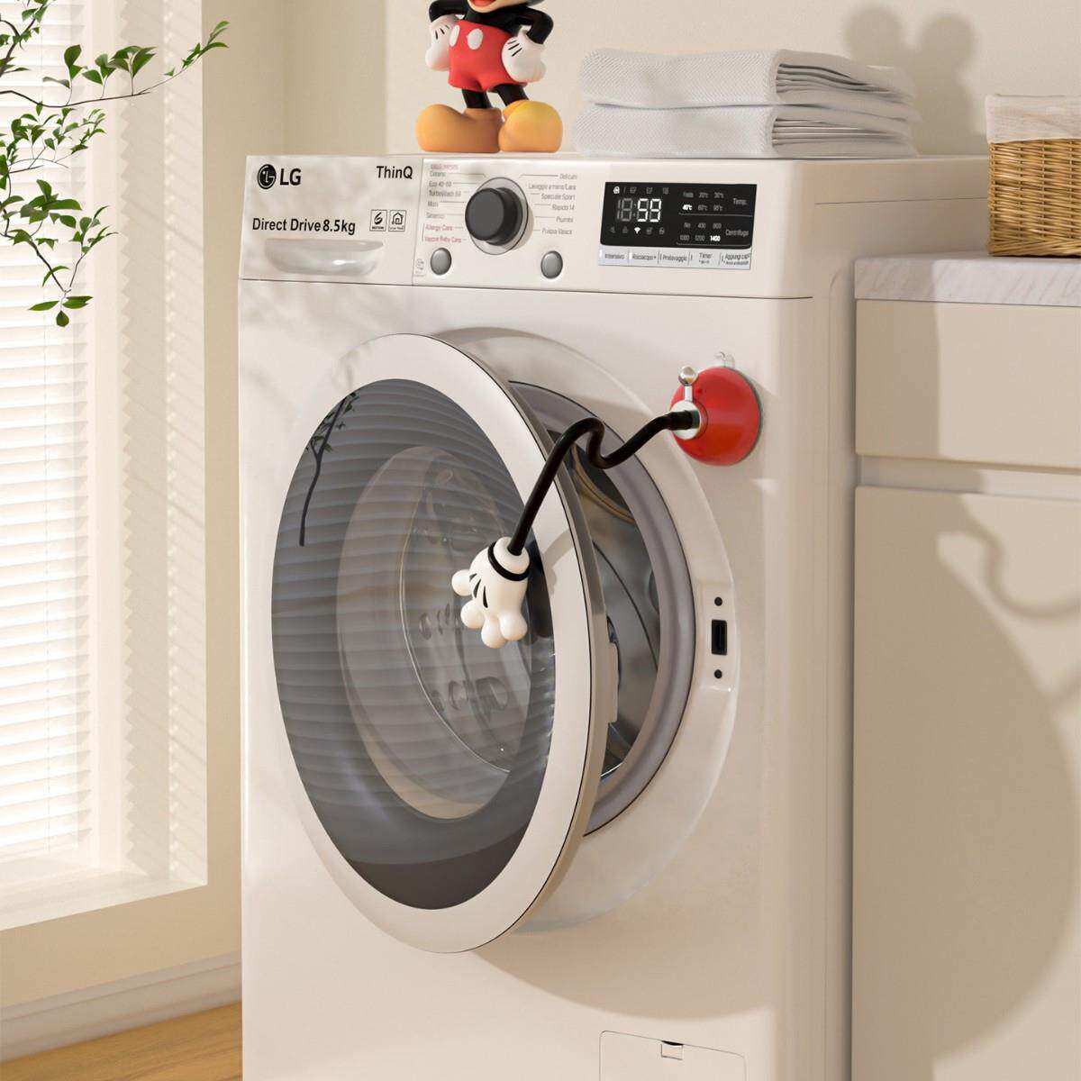 滚筒洗衣机门通风固定器洗衣机门支架防撞限位器卡扣门挡防霉吸盘