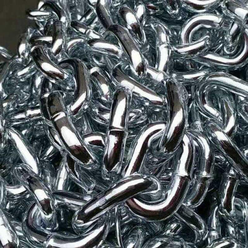 厂家专业加工2-25mm起重链条 装饰镀锌链条 护栏镀锌铁链