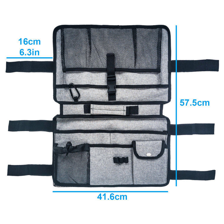 WALKER STORAGE CRUTCH BAG NEWSPAPER CASE SORTING BAG SHOPPING BAG FOR THE ELDERLY CART WHEELCHAIR STORAGE BAG