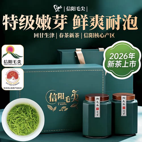 双碑信阳毛尖特级明前礼盒250g