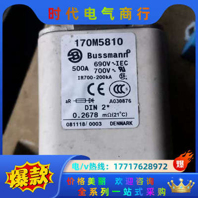 Bussmann保险170M5810 700V  500A全议价