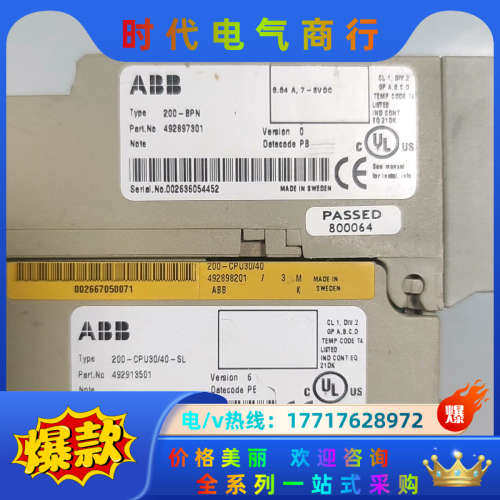 模块200-CPU30/40-SL 电源模块200-P议价