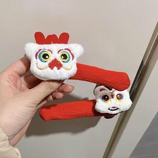 门把手保护套防撞防静电可爱龙年家用入户门针织加厚防护门把手套