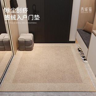 入户地垫家用门口防滑耐脏蹭脚垫室内玄关门垫轻奢高级可裁剪地毯
