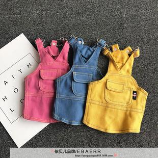 EBAERR新款亮色背带裙狗狗裙 猫咪可爱裙子泰迪裙子比熊法斗裙