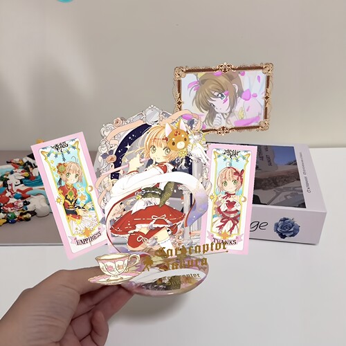 卡牌少女小樱AR吧唧动漫周边谷子