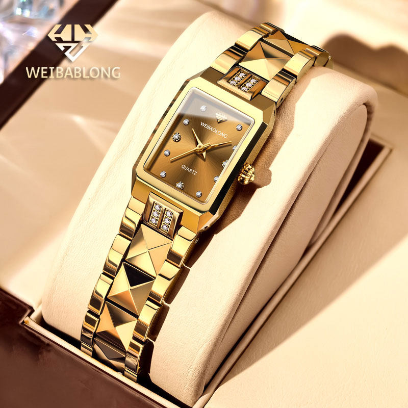 瑞士高配进口机芯正品牌镶钻女士手表女款2026年新款全自动石英表