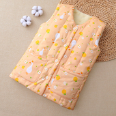 纯棉花手工马甲男女加厚背心中大童坎肩儿童小孩保暖马夹冬季