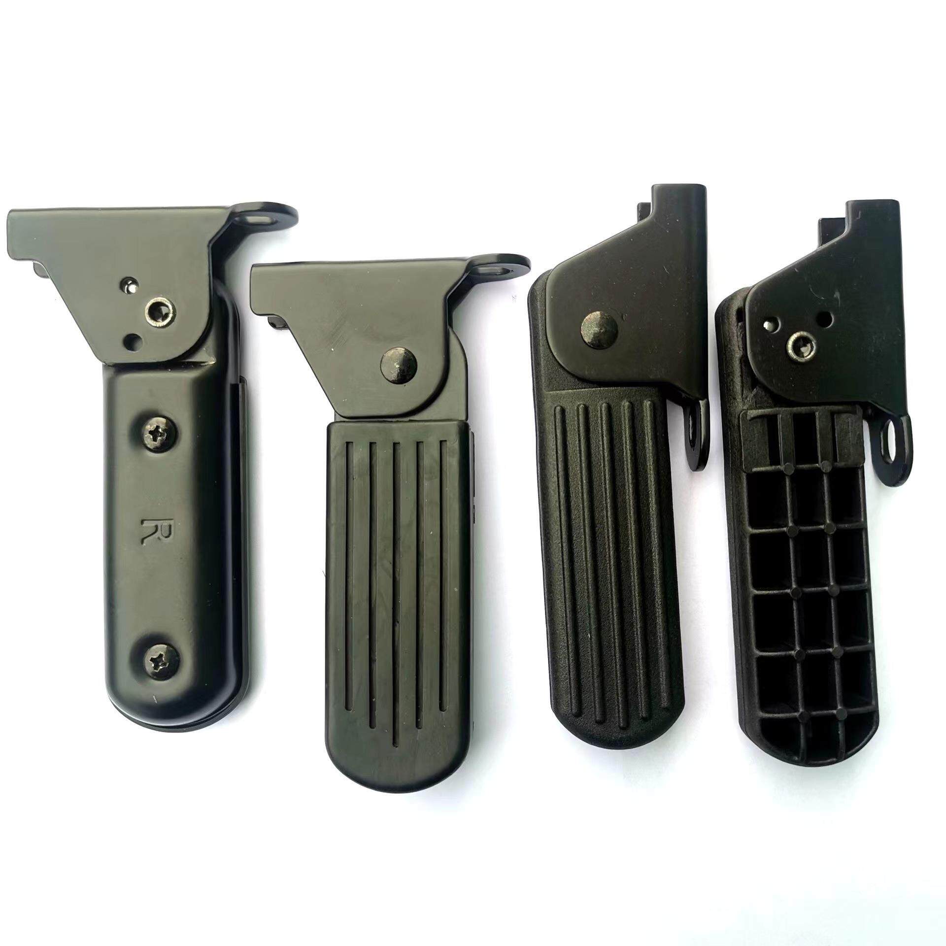 电动车前置尼龙5/7cm通用搁脚外卖电瓶车前脚蹬快玛折叠搁脚配件