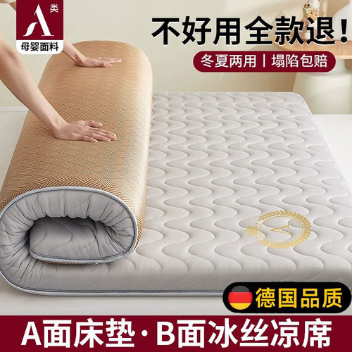 德国进口冬夏两用冰丝凉席双面垫