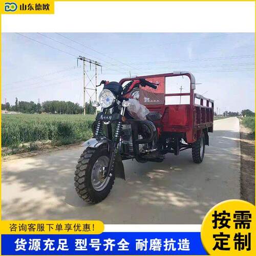 跨境出口Fuel three-wheel motorcycle 农用矿用爬坡载重运输车