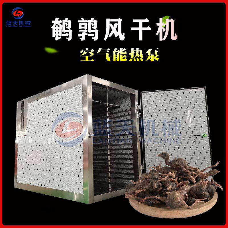 空气能鹌鹑风干机 全自动白条鹌鹑肉烘干机 肉制品鹌鹑鸟风干设备